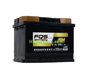 Batera FQS Battery FQS60AGM.0 Start-Stop AGM 12V 60Ah 640A