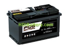 Batería FQS Battery FQS74.0 Black Edition 12V 74Ah 650A