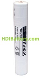 Batera Fullwat recargable Ni-Cd 5N2500DJ 6V 2500mAh