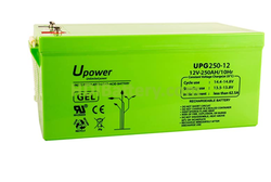Batería GEL U-Power UPG250-12 Monoblock 12V 250Ah