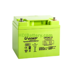 Batería Gel para SAI/UPS U-POWER UP-G40-12 12V 40Ah