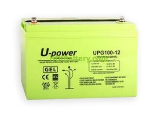Batera para SAIS-UPS U-Power UPG100-12 12 V 100 Ah