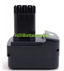Batería herramienta inalámbrica 12V 3Ah Metabo BS12 Impuls, BS12 Plus, BS12SP, 6.31729