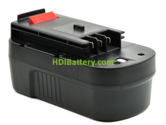 Batera herramienta inalmbrica 18V 1.5Ah Black & Decker A1718, A18, 24476000