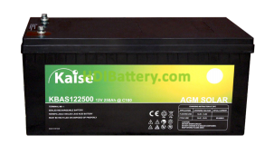 Batería Solar Kaise AGM M8 12V 250Ah 