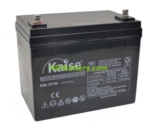 Batera KB Long Life Kaise AGM KBL12750 12V 75Ah