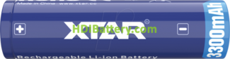 Bater�a Li-ion XTAR 18650 3300mAh (protected) - 10A