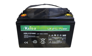 Batera para scooter elctrica 12.8 Voltios 100 Amperios Kaise KBLI121000 330x173x220 mm
