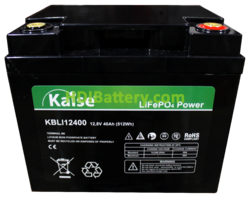 Batería LiFePO4 Kaise KBLI12400 12.8V 40Ah