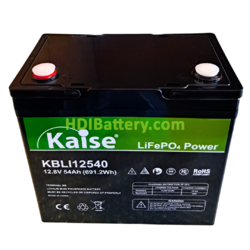 Batera LiFePo4 Kaise KBLI12540 12.8V 54Ah