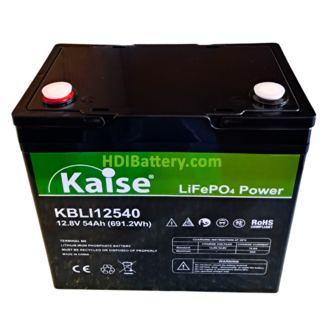 Batera LiFePo4 Kaise KBLI12540 12.8V 54Ah
