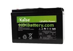 Batería LiFePO4 Kaise KBLI24500 25.6V 54Ah 