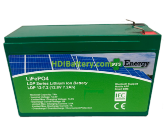 Batera de litio 12.8V 7.2Ah 