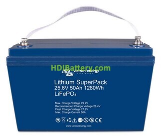 Batera LiFePO4 Victron Energy SuperPack 25,6V-50Ah 25,6V 50Ah 1280Wh