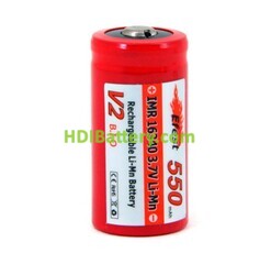 Bateria litio IMR-16340 Li-Mn 3.7V 700mAh 