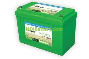 Batera para patn elctrico 12V 125Ah Upower Ecoline UE-12Li125BL