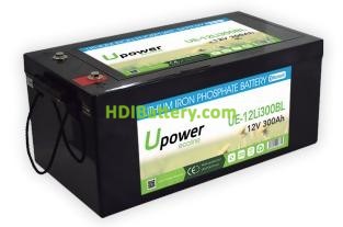 Batería litio LiFePo4 Upower Ecoline UE-12Li300BL 12V 300Ah