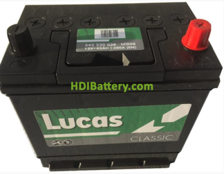 Batera Lucas Classic Car LC048 12V 45Ah 380A