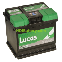 Batería Lucas Premium Car Battery LP012 12V 45Ah 390A