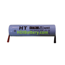 Bateria Luz de Emergencia 2.4V 1500mAH Sub-C 89 mm Largo x 23,5 mm diametro