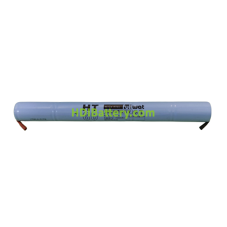 Bateria Luz de Emergencia 6V 1500mAH Sub-C 218mm Largo x 23,5mm diametro