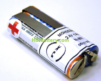 Batera para aparatos de medicin NIMH EPPENDORF PAZ 2.4V 1.35AH 