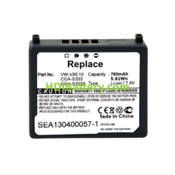 Bater�a para Camara de V�deo y Fotos 7.4V 730mAh