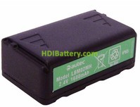 Batera para mando de gra Autec LBM02MH 2.4V 1600mAh (producto original)