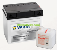 Bateria para moto Varta 12v 25ah 300A PowerSports Freshpack 52515 186 x 130 x 171 mm