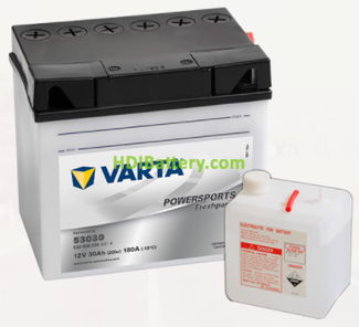 Batera para moto Varta PowerSports Freshpack 53030 12v 30ah 300A 