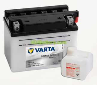 Bateria para moto Varta 12v 4ah 50A PowerSports Freshpack YB4L-B 121 x 71 x  93 mm - HDI Battery