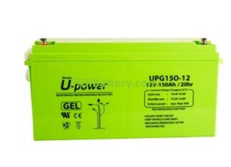 Batería de Gel UPG150-12 U-Power 12V 150Ah 