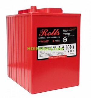 Batería plomo ácido ROLLS 6-FS-240 6V 250Ah 