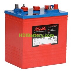 Batería plomo ácido ROLLS 6-FS-250 6V 250Ah 