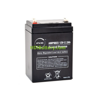 Batera de plomo AGM NX 12V 2.2Ah F4.8