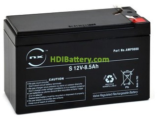 Batera para Alarma 12v 8,5Ah Plomo Agm alta descarga