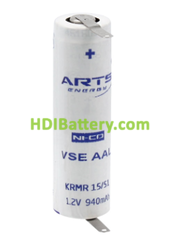 Batera recargable AA/RC6 Ni-Cd ARTS SAFT