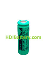 Batería recargable cilíndrica de Ni-MH 4/5 AA 1.2 Ah