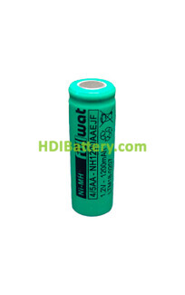 Batera recargable cilndrica de Ni-MH 4-5 AA 1.2 Ah