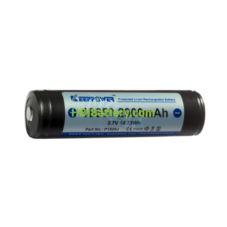 Batera recargable Li-Ion con proteccin KEEPPOWER 18650 2900mAh - 8A