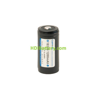 Batera recargable Li-Ion Keeppower 18350 1200mAh 3.7V