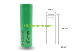 2 x Bateria/Pila 18650 Recargable 18650 3800mAh + cargador