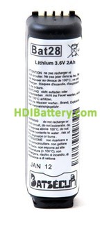 Batera para alarma Daitem BATLI28 3.6V 2AH