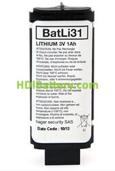 Batería sistema de alarma DAITEM BATLI31 3V 1Ah