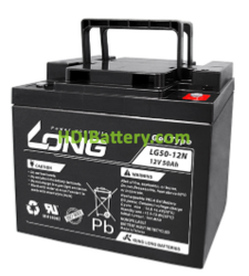 Batería Solar Long 12V 50Ah LG50-12N