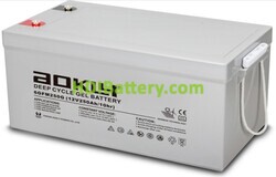 Batería Solar de GEL AOKLY POWER 12V 275Ah C100
