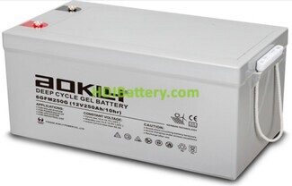 Batería de Gel AOKLY POWER 6GFM250G 12V 250Ah 