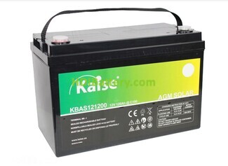 Batera Solar Kaise AGM KBAS121200 12V 120Ah