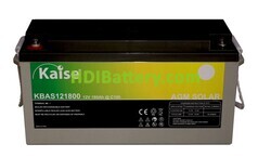 Batería Solar Kaise AGM KBAS121800 12V 180Ah