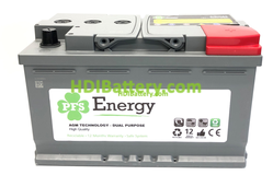 Batería para barco PFS Energy AGM L4 12v 80Ah